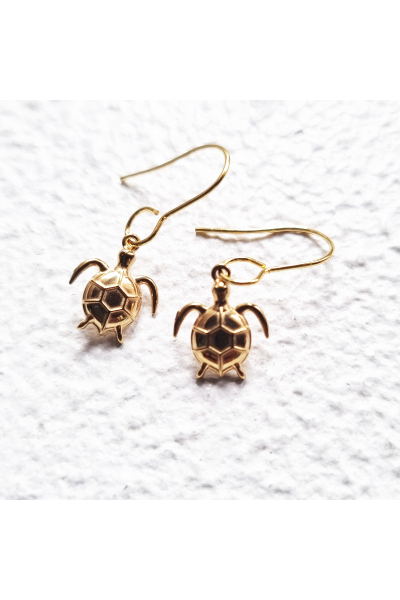 Dainty Turtle Earrings - PD432